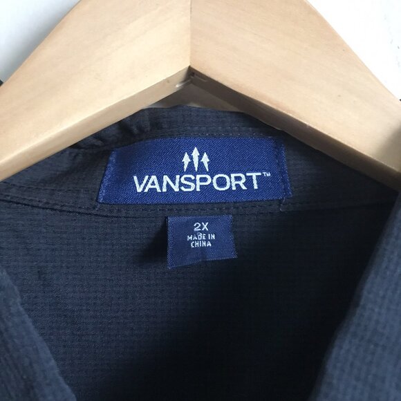 Vansport USC Trojans Long Sleeve Button up Dress Shirt 2X Shirt Black - Picture 4 of 7